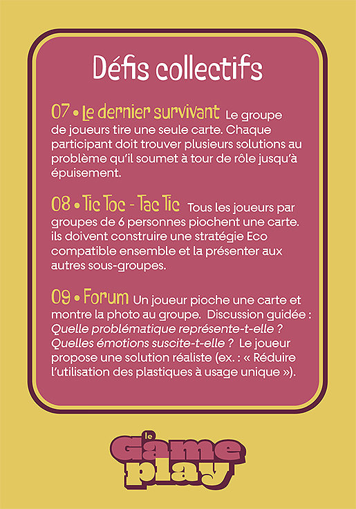 Objectif Terre - Jeu de sensibilisation