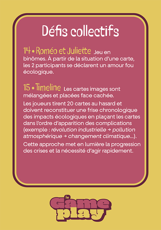 Objectif Terre - Jeu de sensibilisation